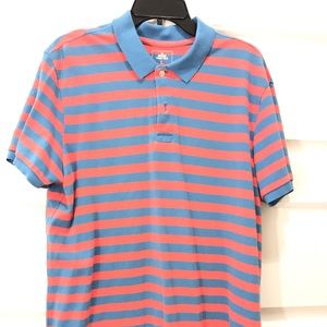 GAP polo shirt pink/blue striped